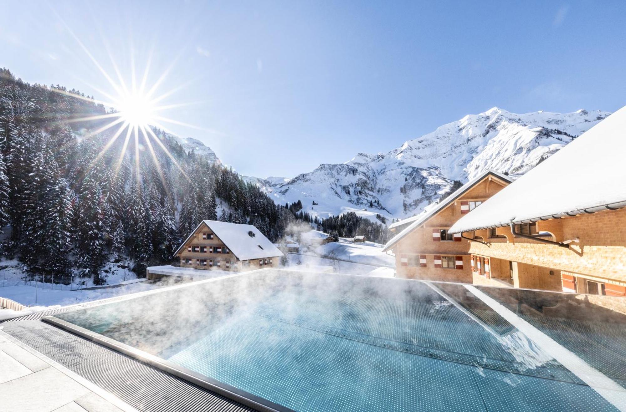 Berghaus Schroecken - Hotel Apartments Spa Exteriér fotografie