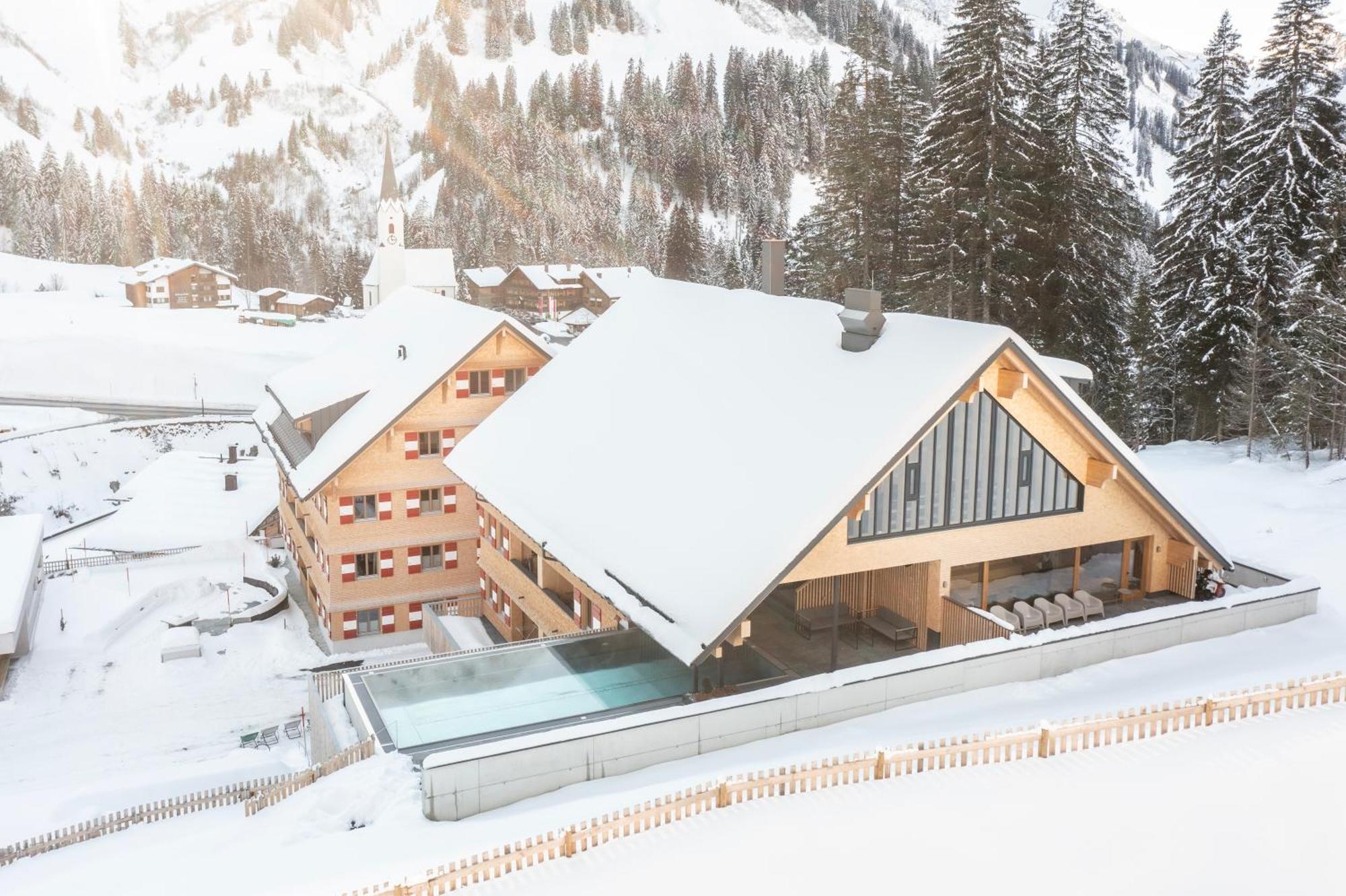 Berghaus Schroecken - Hotel Apartments Spa Exteriér fotografie