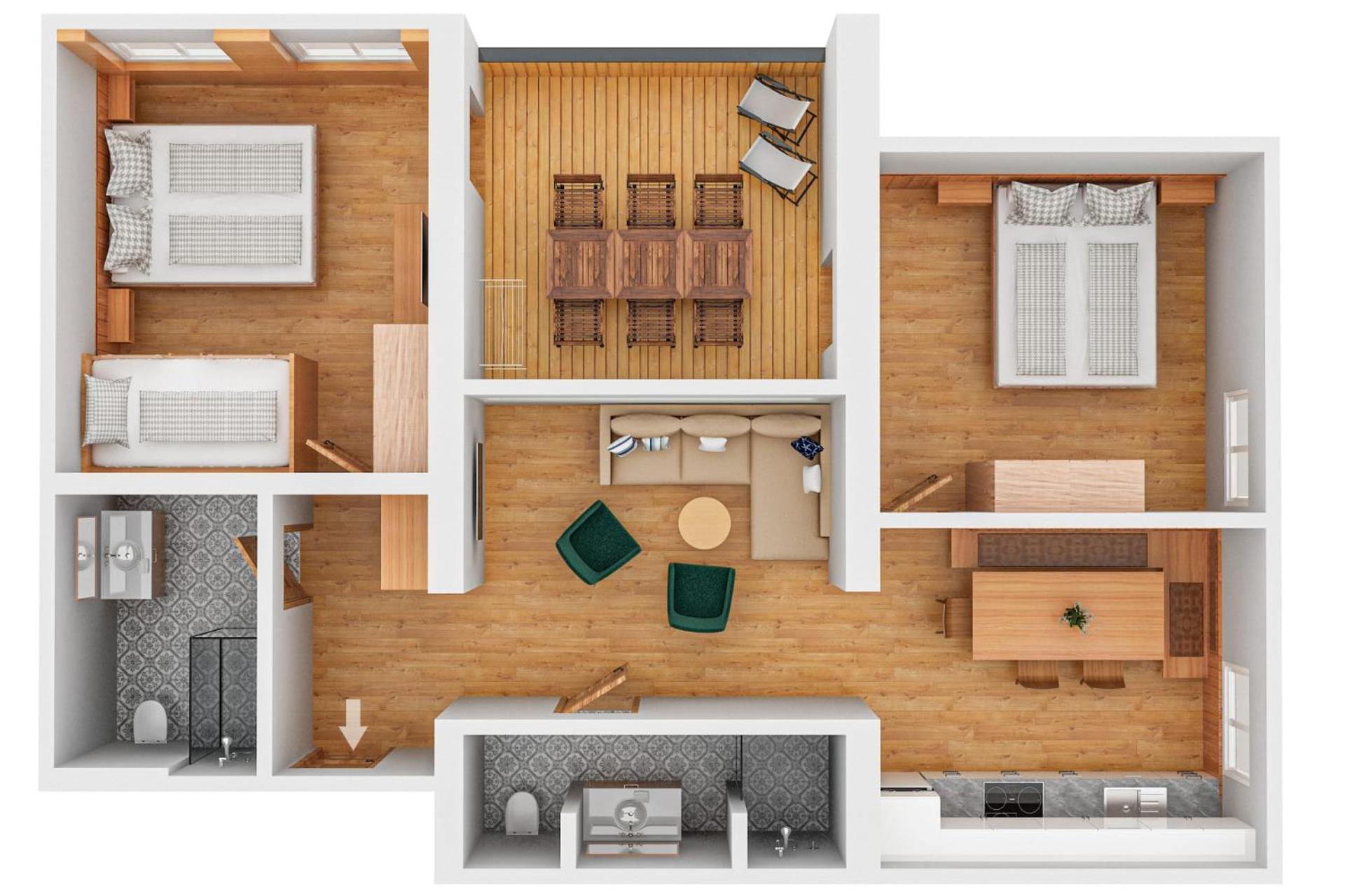 Berghaus Schroecken - Hotel Apartments Spa Exteriér fotografie